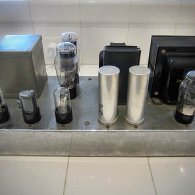 Western Electric Tube Mono Power Amp (2) 6L6's Circa-1950s-Chrome Chassis image 4