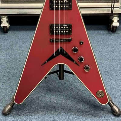Dean Guitars - USA - AAA - V - 2022 NAMM Prototype - Metallic Red Satin Finish - Mahogany Body - Maple Neck and Fretboard - DMT USA Pickups - Black Hardware - OHSC - Call for Best Price !!! image 1