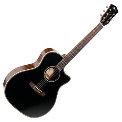 New Cort EVL A6 Acoustic Electric Guitar Solid Spruce Top Fishman