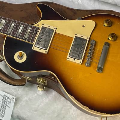 NEW! Gibson Custom 1959 Les Paul Standard Resissue Electric Guitar - Beauty of the Burst #58 - Heavy Aged - Murphy Lab - Authorized Dealer - 8.7 lbs - G07173 image 10
