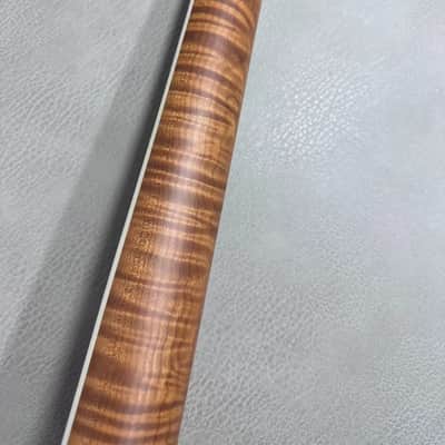 22-Fret Stratocaster Flamed Roasted Maple Guitar Neck image 7
