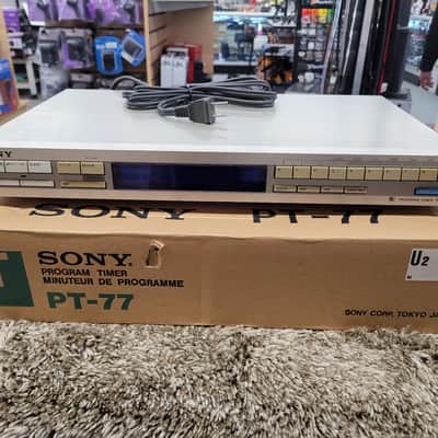 Sony PT-77 Program Timer Silver | Reverb
