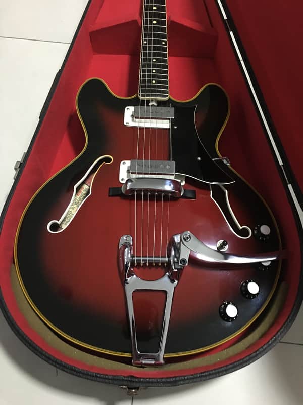 Eko Barracuda VI 1967 - Red Sunburst | Reverb