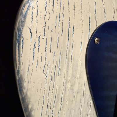 One of a Kind Nikita Kintia Soapbar / P90 T-Style Wild Blue Telecaster image 6