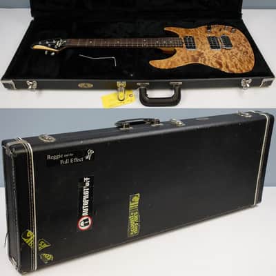Vintage 2000 Brian Moore Custom Shop USA C55P Electric Guitar Upgraded with New Piezo, Synth and More, Natural, Highly Quilted Maple image 25