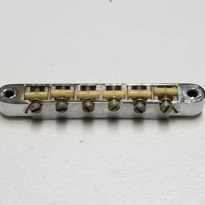 1965 Gibson ABR-1 Chrome Bridge - Foundry Mark - 100% Genuine Vintage - No Sags or Cracks! image 1