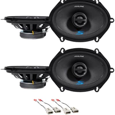 Alpine S 5x7" Front+Rear Speaker Replacement Kit For 1999-2003 Ford F-150 image 5