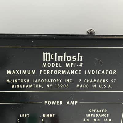 McIntosh MPI-4 Maximum Performance Indicator image 13