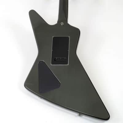 1983 Hamer Blitz Guitar - Pewter Dark Green Metallic - Sustain Block Tremolo, Original Hardshell Case image 6