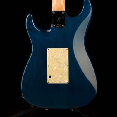 Pre Owned 1991 Tom Anderson Drop Top HSS Flametop Translucent Blue With Case image 14