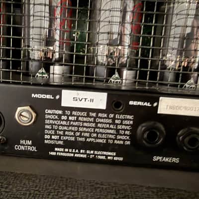Ampeg SVT-II 300-Watt Bass Head 1989 - 1994 - Black image 3
