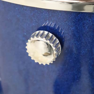 Stetson Japanese 3pc Drum Kit Set Blue Sparkle Vintage 1960's 20/14/12" image 19