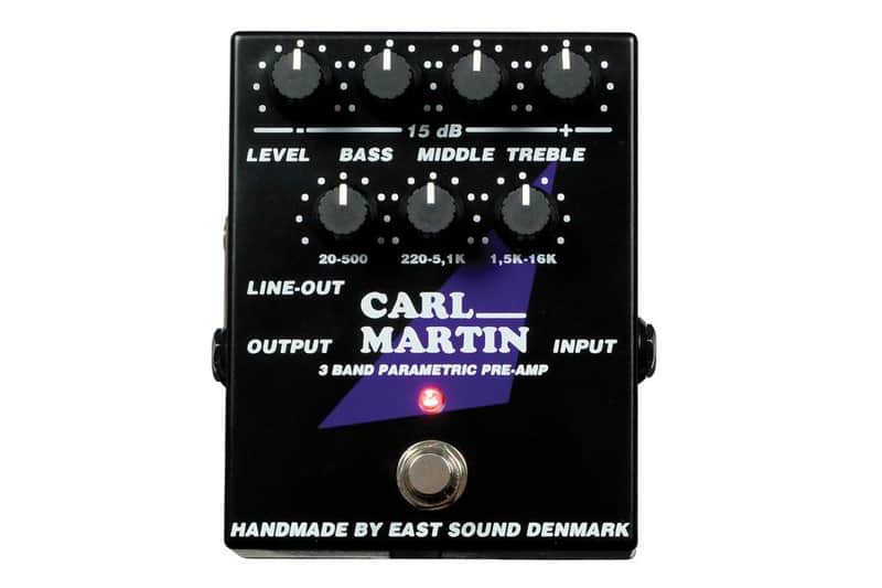 ギター CARL MARTIN 3 BAND PARAMETRIC PRE-AMP Carl Martin 3 Band Parametric Pre-Amp | Reverb