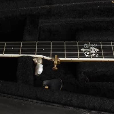 Deering Banjo Company  John Hartford 24 fret Model made for, owned and played by John Hartford 5 String Resonator Banjo (1982), ser. #1702, original black rigid foam case. image 6