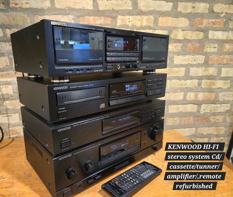 Kenwood true HI-FI stereo System w/ remote - refurbished image 1