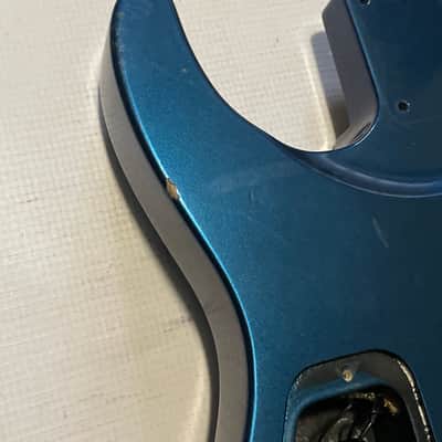 2000's Japan Jackson DKMGT Dinky Arched Top Metallic Blue Guitar Body Hard Tail image 16