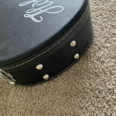 Hofner Electric Bass Guitar Case - Leather Suitcase - Black image 8