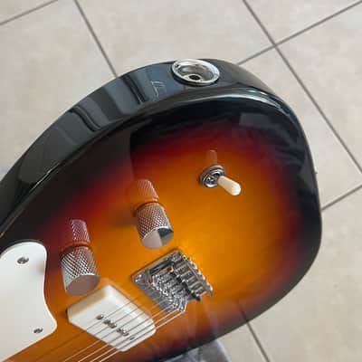 Squier Paranormal Baritone Cabronita Telecaster 2023 - Sunburst with Fender soft case image 11