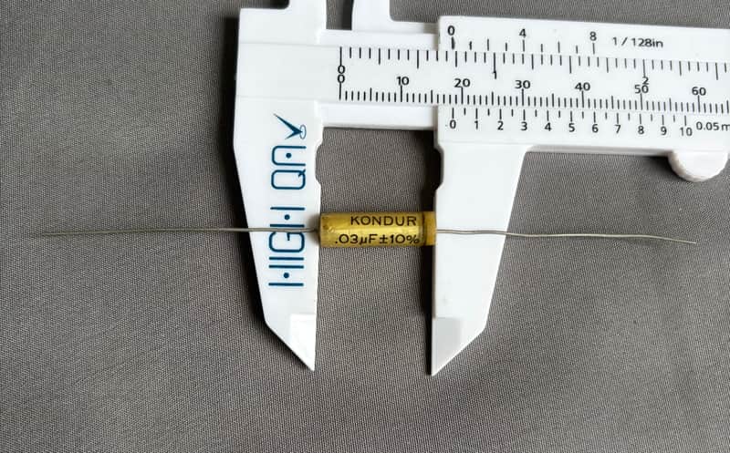 Kondur .03 uF 125V tone Capacitor for electric guitar, Made in Germany in 1964 - audiophile grade image 1