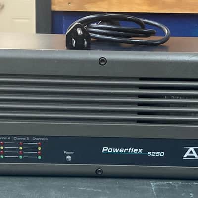 Ashly Powerflex 6250 6 Channel Amplifier 2000's - Black/Grey image 1