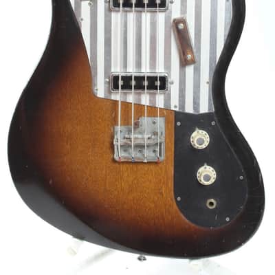 1960s Teisco NB-4 sunburst EB-200 image 1
