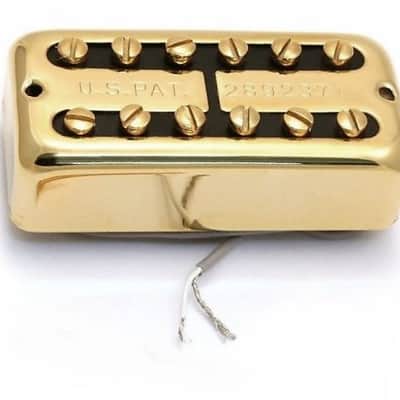 Gretsch® HS Filtertron Gold Bridge & Neck Pickup Set~Bezels Included~Japan~Brand New image 7