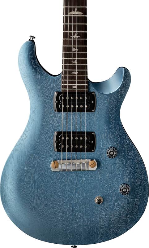 PRS SE CE 24 Standard Stoptail Satin Electric Guitar, Rosewood Fingerboard, Ice Blue Metallic image 1