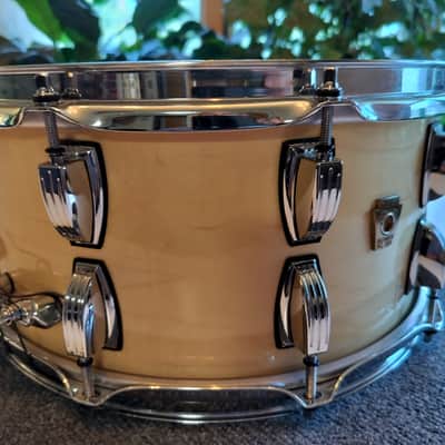 Ludwig LLS364-0N Legacy 6.5X14 Natural 3 Ply Maple, Maple Reinforcement Rings 10 Lug 2013 - Natural Maple image 2