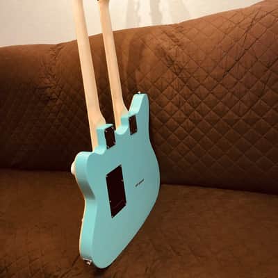 Eastwood SURFCASTER 12/6 Bound Tone-Chambered Mahogany Body Double Neck Electric Guitar w/Hard Case image 9