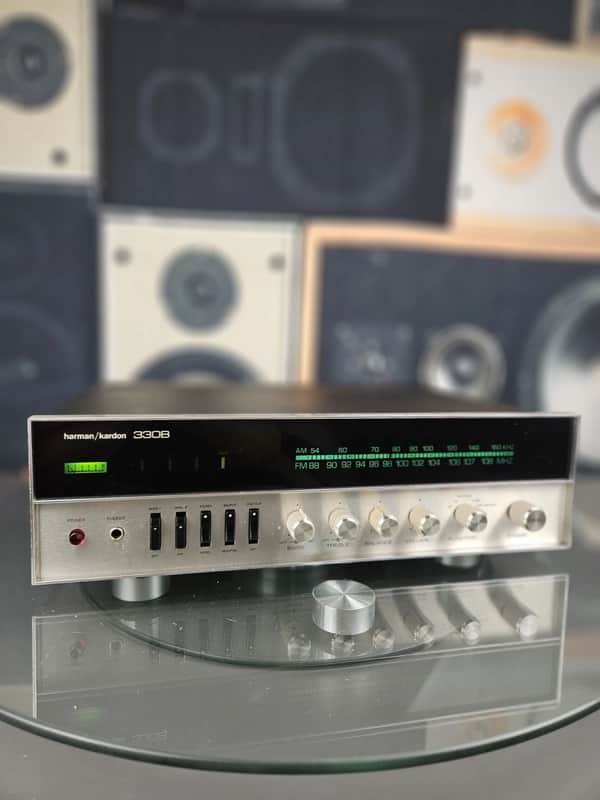 *Serviced & Recapped* Harman Kardon 330B Stereo Receiver image 1
