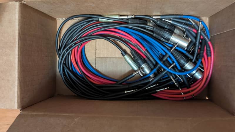 29x Mogami TT Bantam Patchbay Cables by Redco Audio and Pro Audio LA image 1
