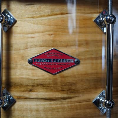 Craviotto Private Reserve Curly Ambrosia Maple Snare Drum - 14x7- 2016 New Old Stock! image 6