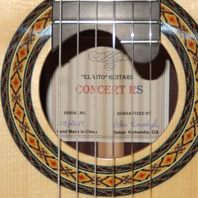 FABULOUS "EL VITO" CONCERT RS - CUSTOM MADE - TORRES STYLE CLASSICAL GUITAR - SPRUCE/INDIAN ROSEWOOD image 4