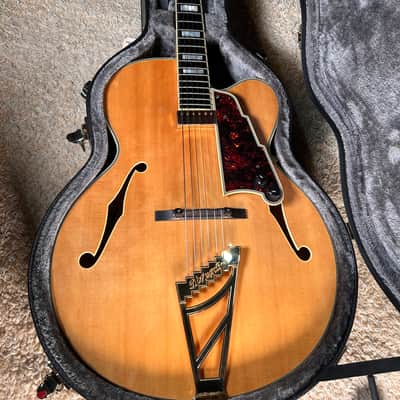 D'Angelico Excel EXL-1 Hollow Body Archtop with Rosewood Fretboard 2010s - Natural-Tint image 1