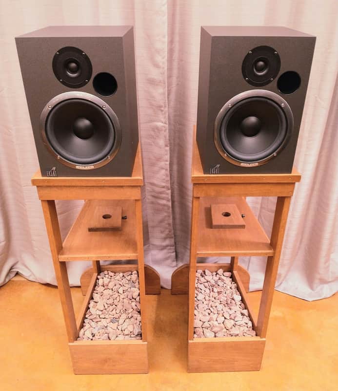 Kozlowski Studio Monitor Stands (Speakers not incl.) 2006 - Solid Wood / Medium Brown image 1