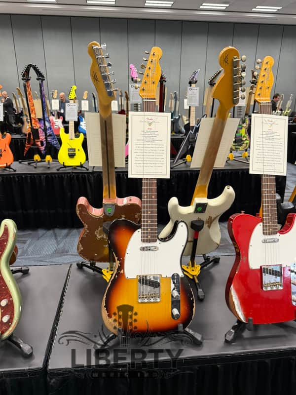Fender Custom Shop 1961 Telecaster - Heavy Relic - Faded Aged Bleached 3-Color Sunburst - 2025 Custom Collection - Time Machine Series PRE ORDER image 1