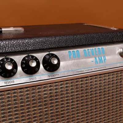 1969 Fender Pro Reverb Amp - Silverface - Drip Edge image 6