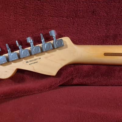 Fender Stratocaster Plus Top Flame Maple Top FMT Guitar, Amber finish MIM Mexico image 5