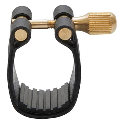 BG Standard Rubber Plate Ligature for Baritone Saxophone with Cap, L15 image 2