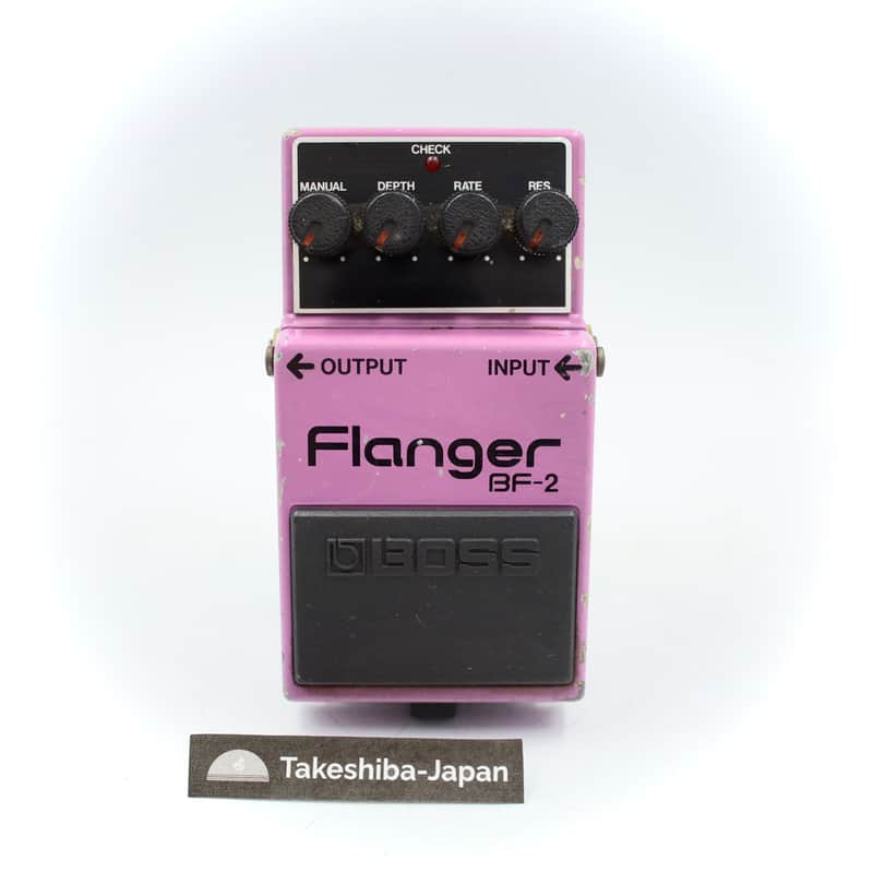 Boss BF-2 Flanger 1983 Made In Japan ACA Vintage Guitar Effect Pedal 290300 image 1