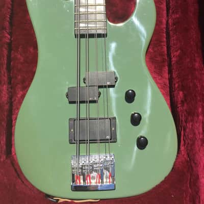 Jackson P-Style 8 String Bass 1988 Military Green image 2