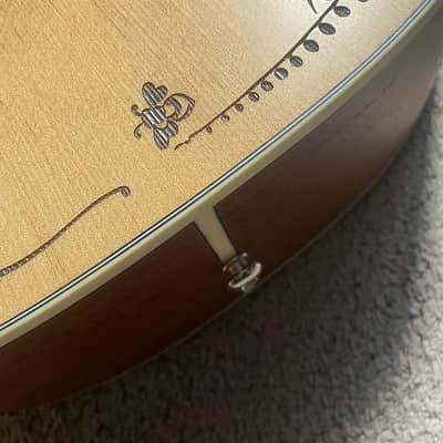 Luna 40 Inch Acoustic Guitar, Carved Oasis Top Body, Mahogany Neck, Rosewood Fingerboard image 2