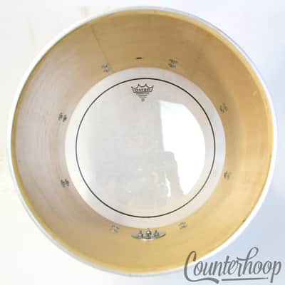 Ludwig 15x12"Concert/Tenor Tom Drum White Cortex Wrap Vintage 70s Blue/Olive B/O image 7
