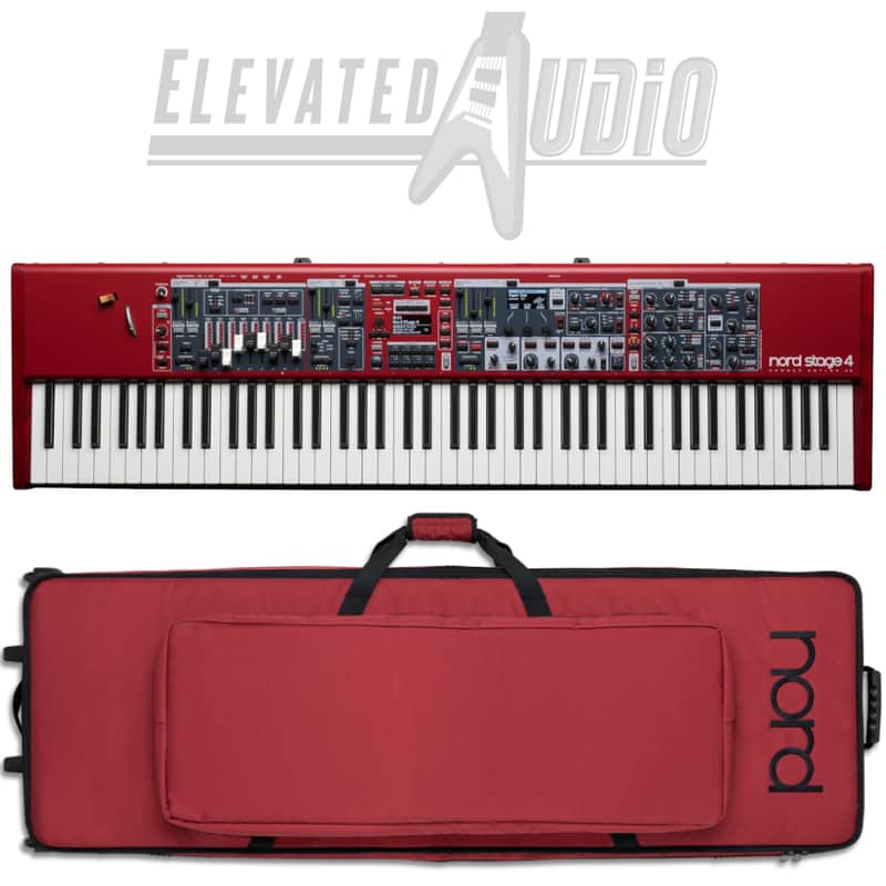 Nord Stage 4-88 Hammer Action Digital Piano w/ Nord Rolling Carry Bag, Message w/ QUE$TION$:) image 1