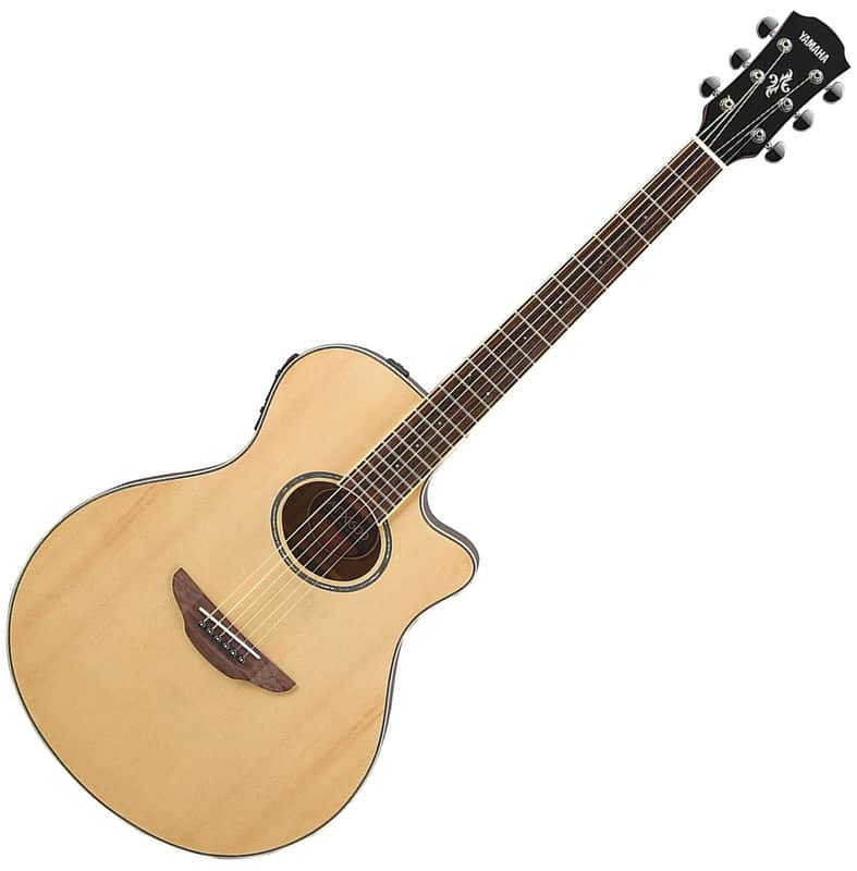 Yamaha APX600 Thinline with Electronics 2010s - Natural image 1