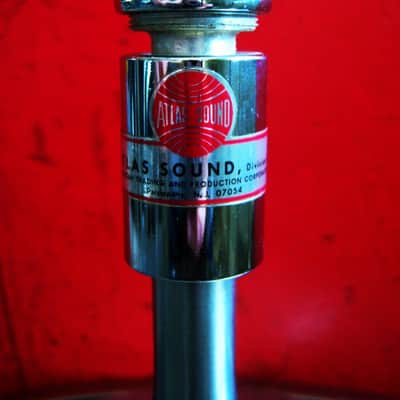 Vintage RARE 1960's Atlas Sound DS9 microphone desk stand w VM-1 vibration mount DS5 DS6 DS7 DS14 Shure Turner RCA image 5