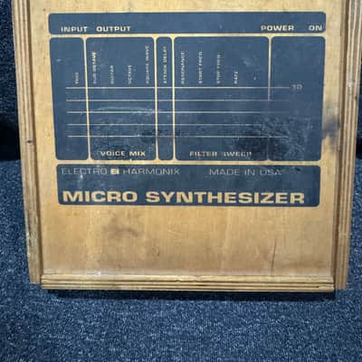 Electro-Harmonix Micro Synthesizer 1979 - 1984 - Black image 1