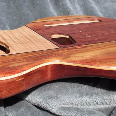 Babik Custom Telecaster Style body, Les Paul shape, Canary wood on Cedar, Light Weight, Handmade 2026 image 10