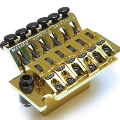 Graph Tech LB63 Floyd Rose Style Locking Bridge/Tremolo - GOLD, PS-0080-G0 image 2