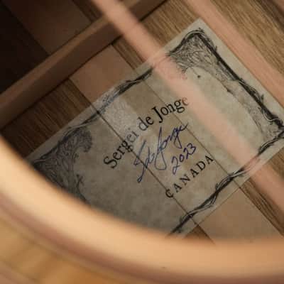 Sergei de Jonge Grand OM Black Limba Spruce image 12